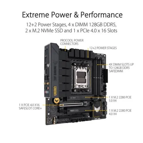 ASUS TUF GAMING B650M-PLUS WIFI MOTHERBOARD - Image 3